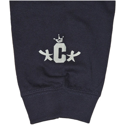 CROOZE Script Long Sleeve Tee -ネイビー