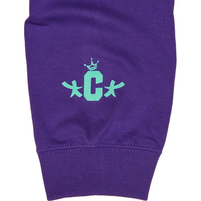 CROOZE Script Long Sleeve Tee -パープル
