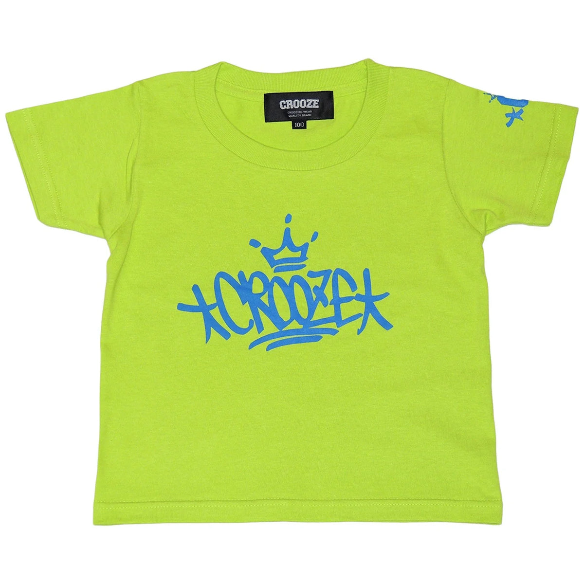 CROOZE Kid's Tag Tee -ライトグリーン