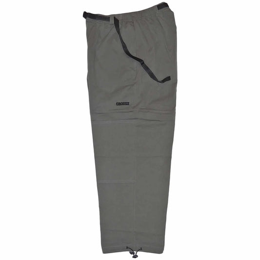 CROOZE Classic Logo Convertible Pant -チャコール