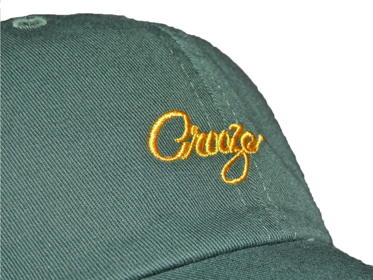 CROOZE Script Logo Cap -グリーン