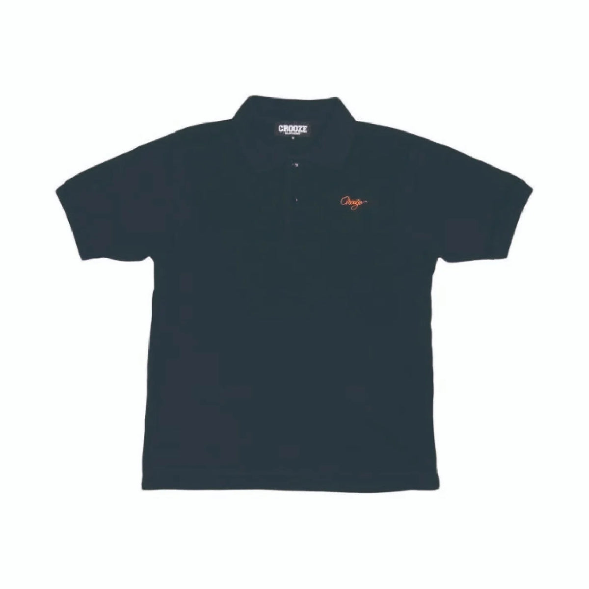 CROOZE Script Logo Polo Shirt -ネイビー