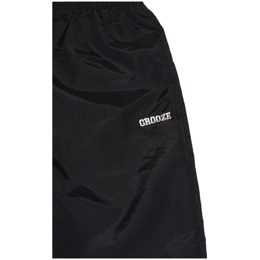 CROOZE Classic Nylon Track Pants -ブラック