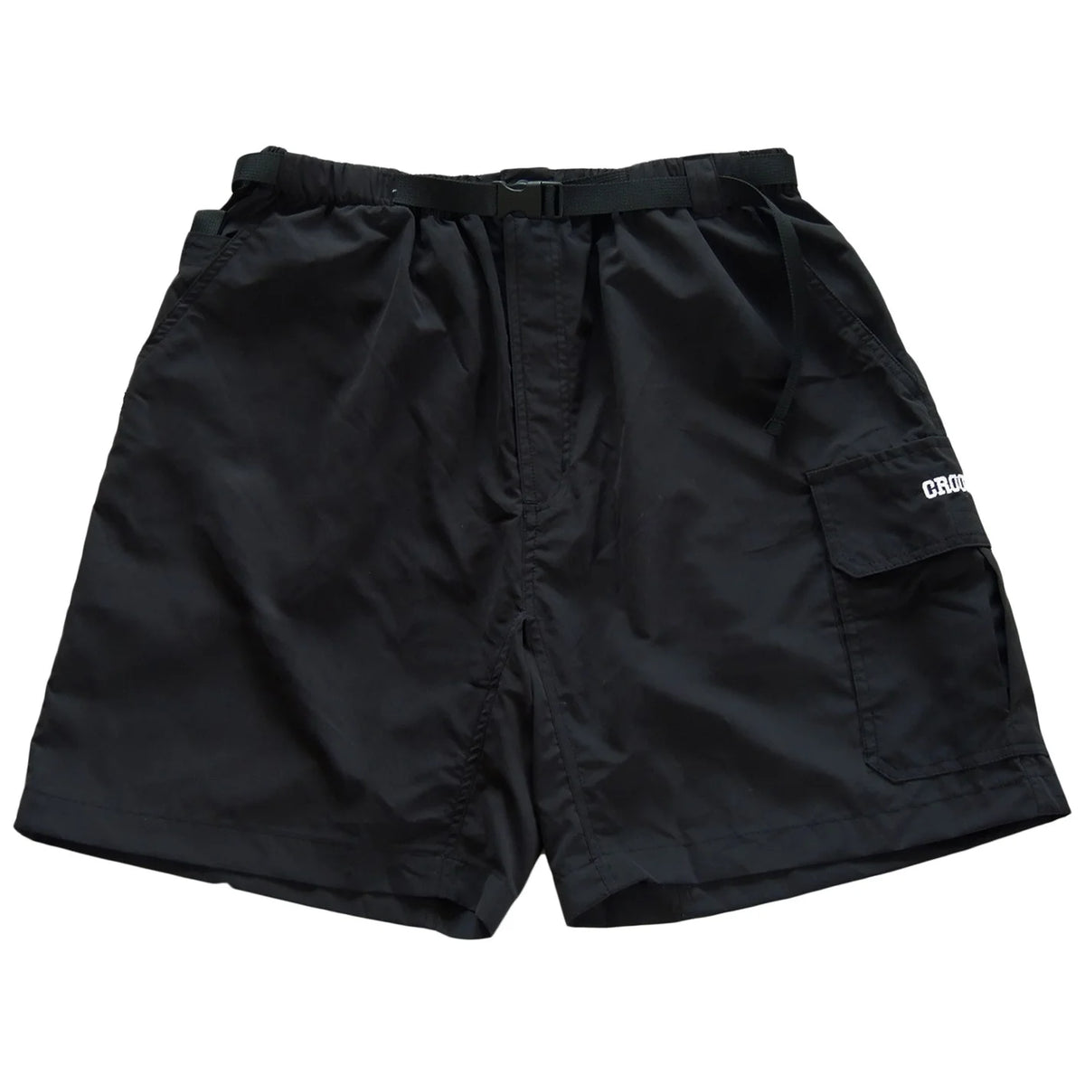 CROOZE Nylon Cargo Shorts -ブラック
