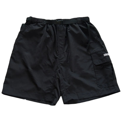 CROOZE Nylon Cargo Shorts -ブラック