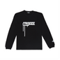 CROOZE Drip Logo Long Sleeve Tee -ブラック