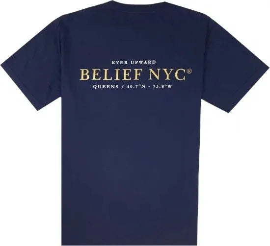 Belief NYC Compass Pocket Tee -ネイビー