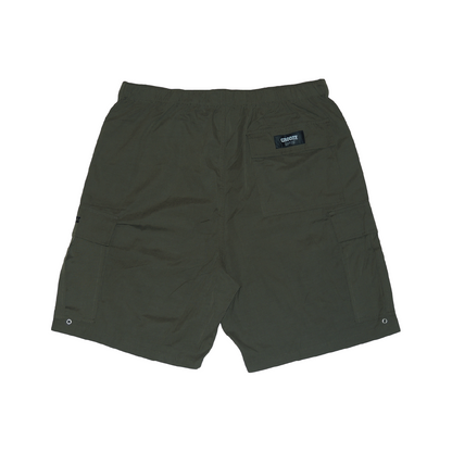 CROOZE Nylon Cargo Shorts -オリーブ