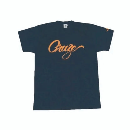 CROOZE Script Tee -ネイビー