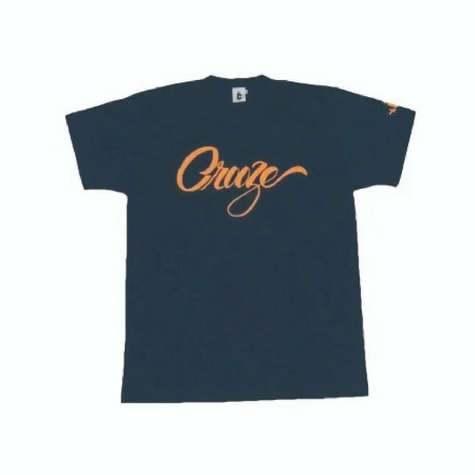 CROOZE Script Tee -ネイビー