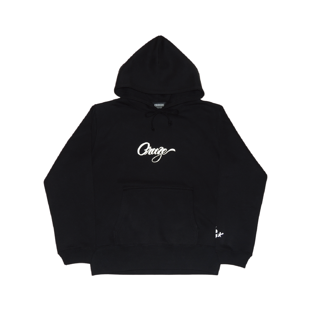 CROOZE Script Logo Hoodie -ブラック