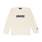 CROOZE Classic Logo Long Sleeve Tee -ヴィンテージナチュラル