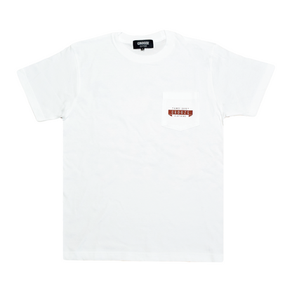 CROOZE x Drue Egg Pocket Tee -ホワイト