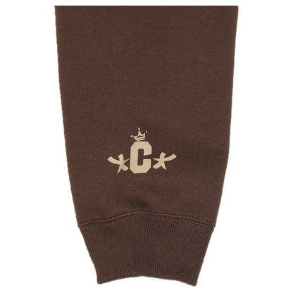 CROOZE Script Logo Hoodie -ブラウン
