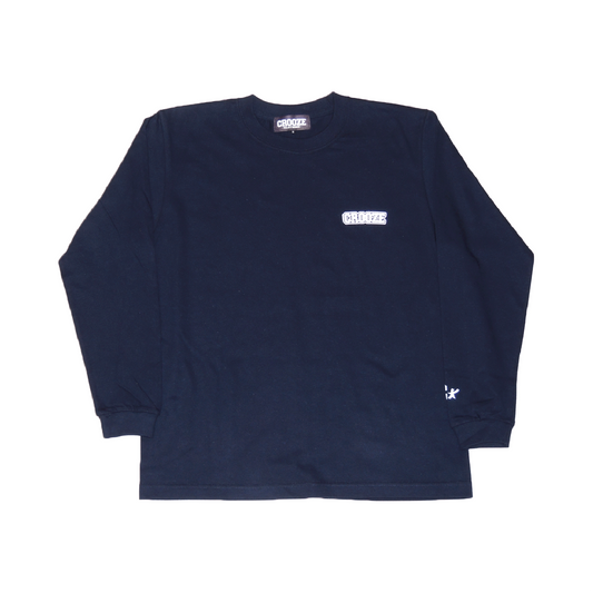 CROOZE Classic Long Sleeve Tee -ネイビー