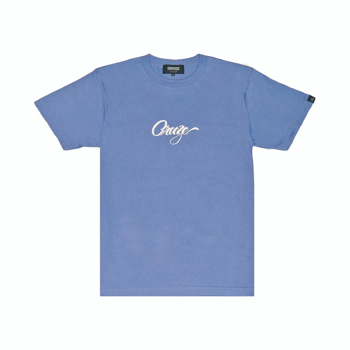 script logo tee -ダスティブルー