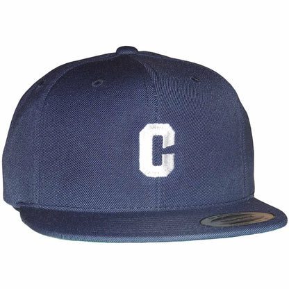 CROOZE C Logo Snapback -ネイビー