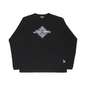 CROOZE Paisley Long Sleeve Tee -ブラック