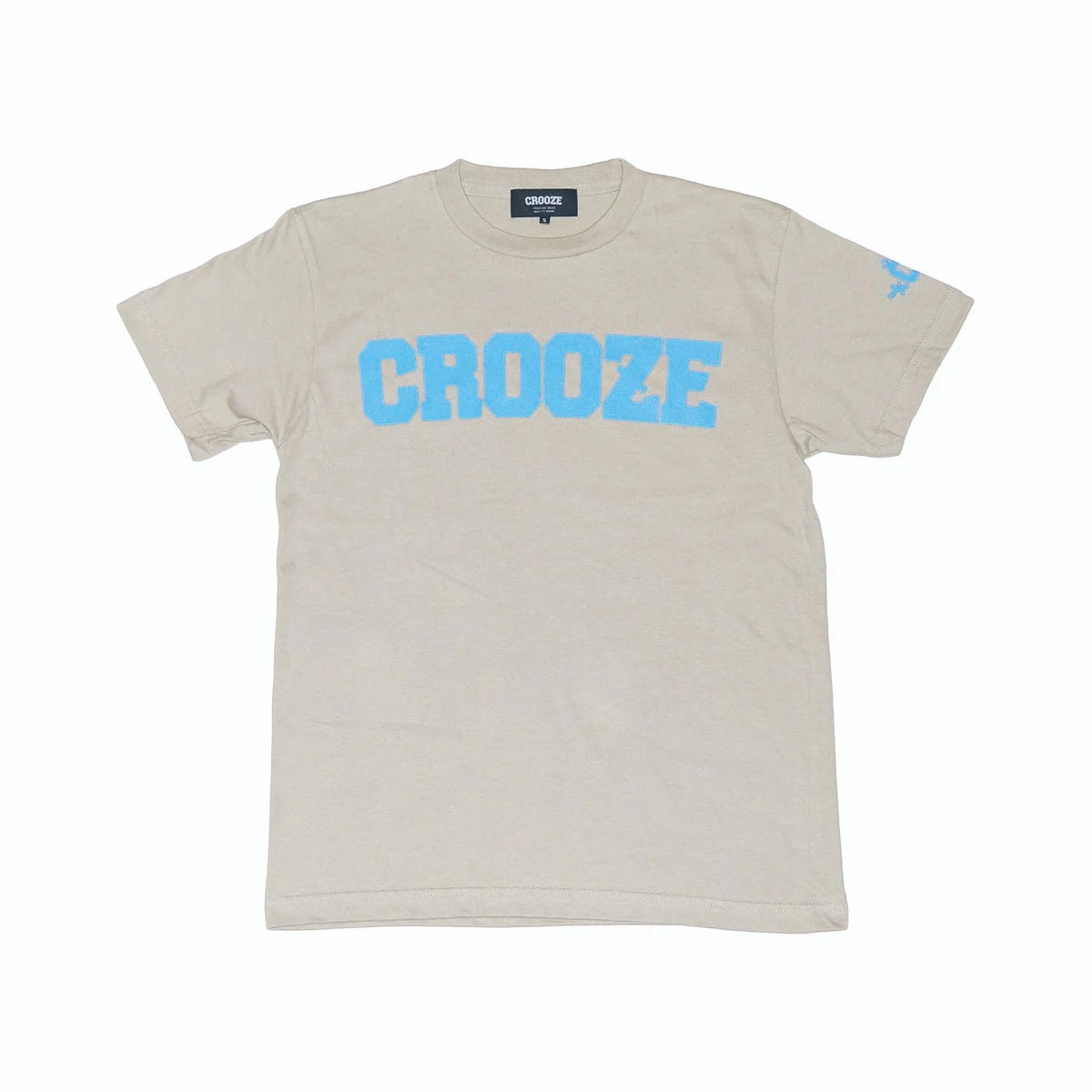 CROOZE Classic Logo Tee -シルバーグレー