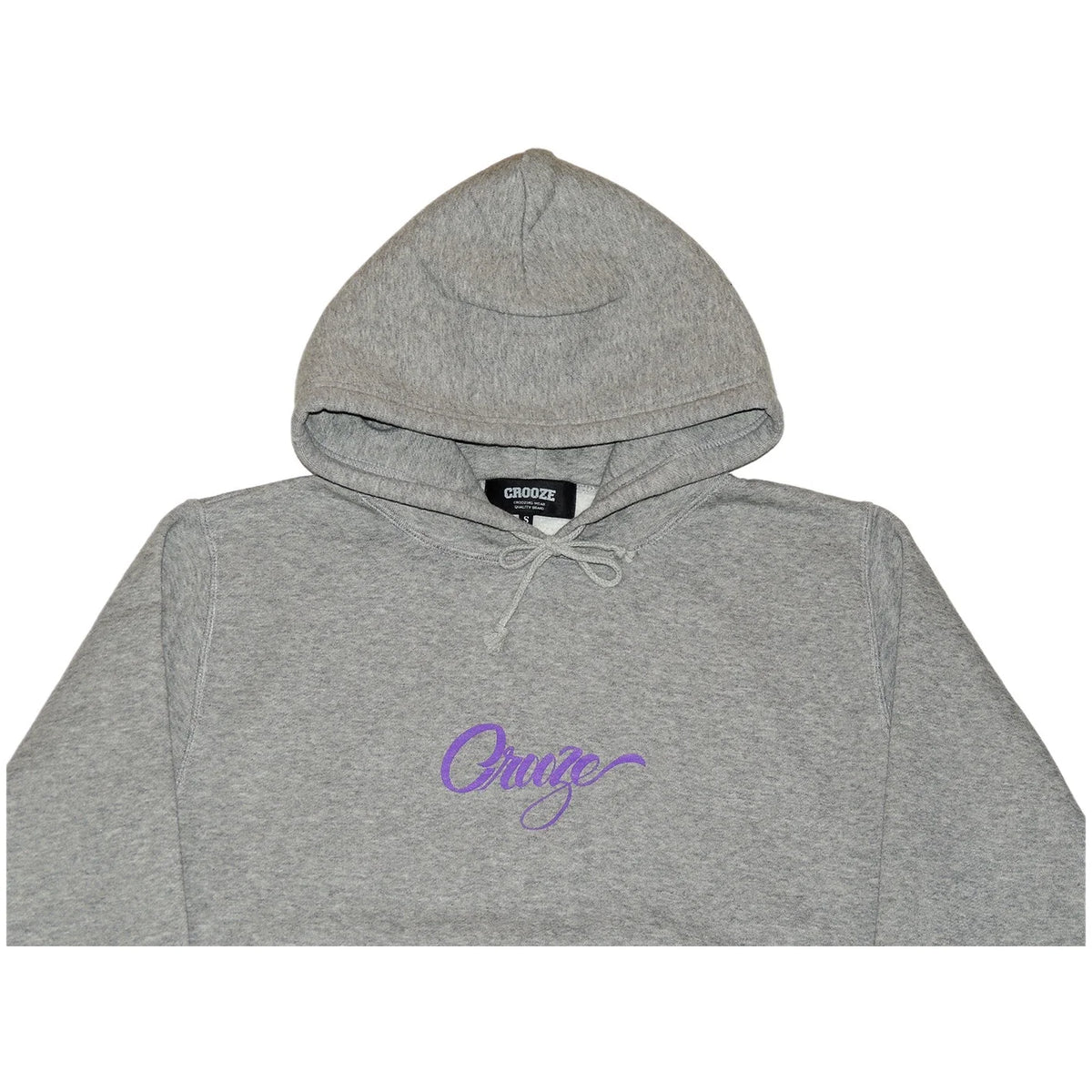 CROOZE Script Logo Hoodie -グレー