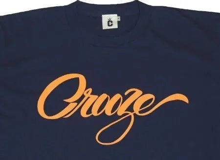 CROOZE Script Tee -ネイビー