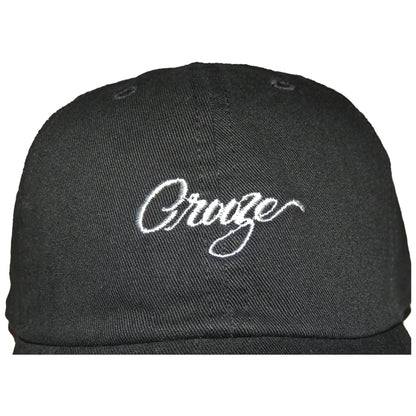 CROOZE Script Logo Cap -ブラック