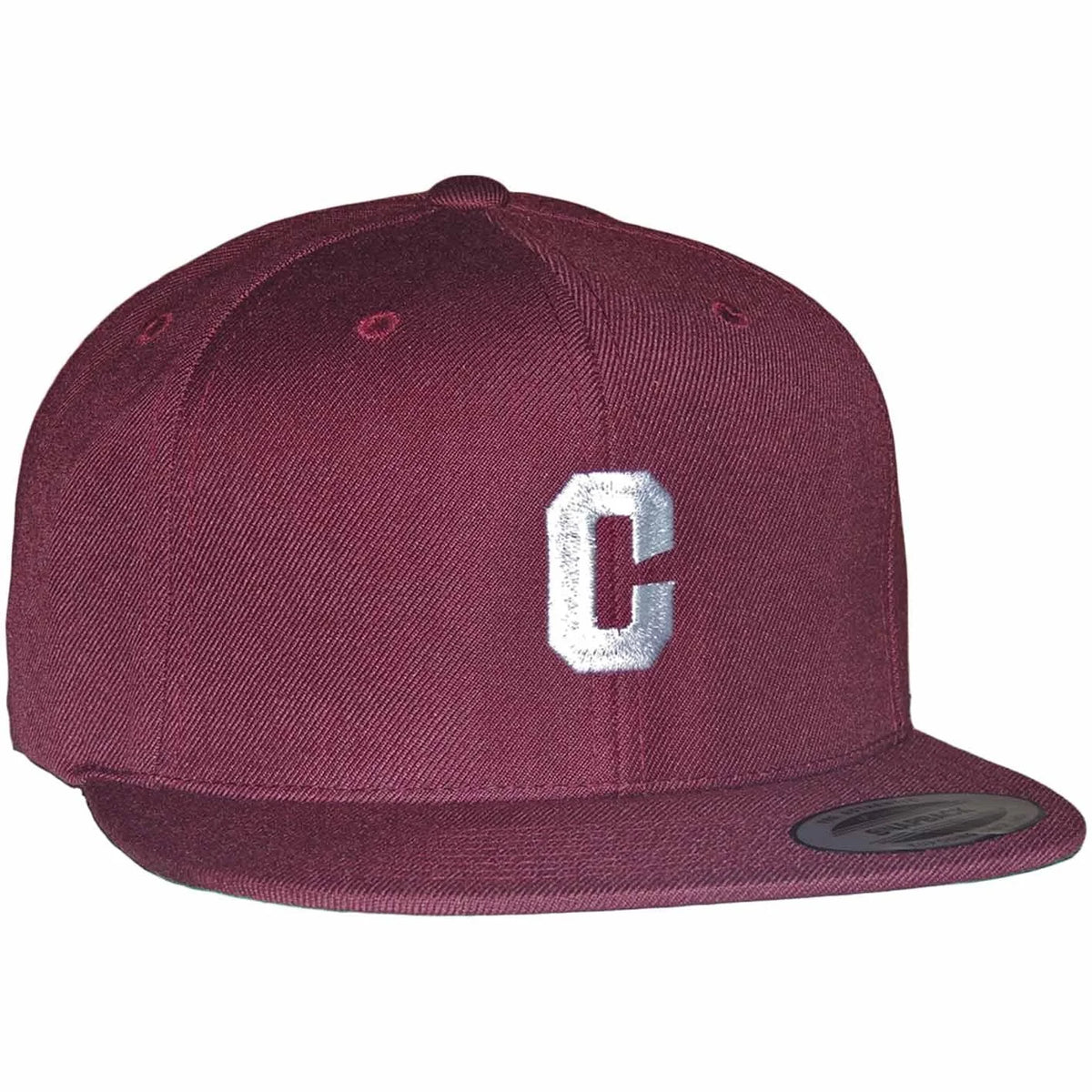 CROOZE C Logo Snapback -マルーン