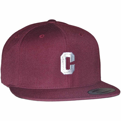 CROOZE C Logo Snapback -マルーン
