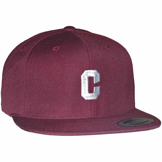 CROOZE C Logo Snapback -マルーン