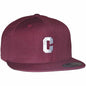 CROOZE C Logo Snapback -マルーン