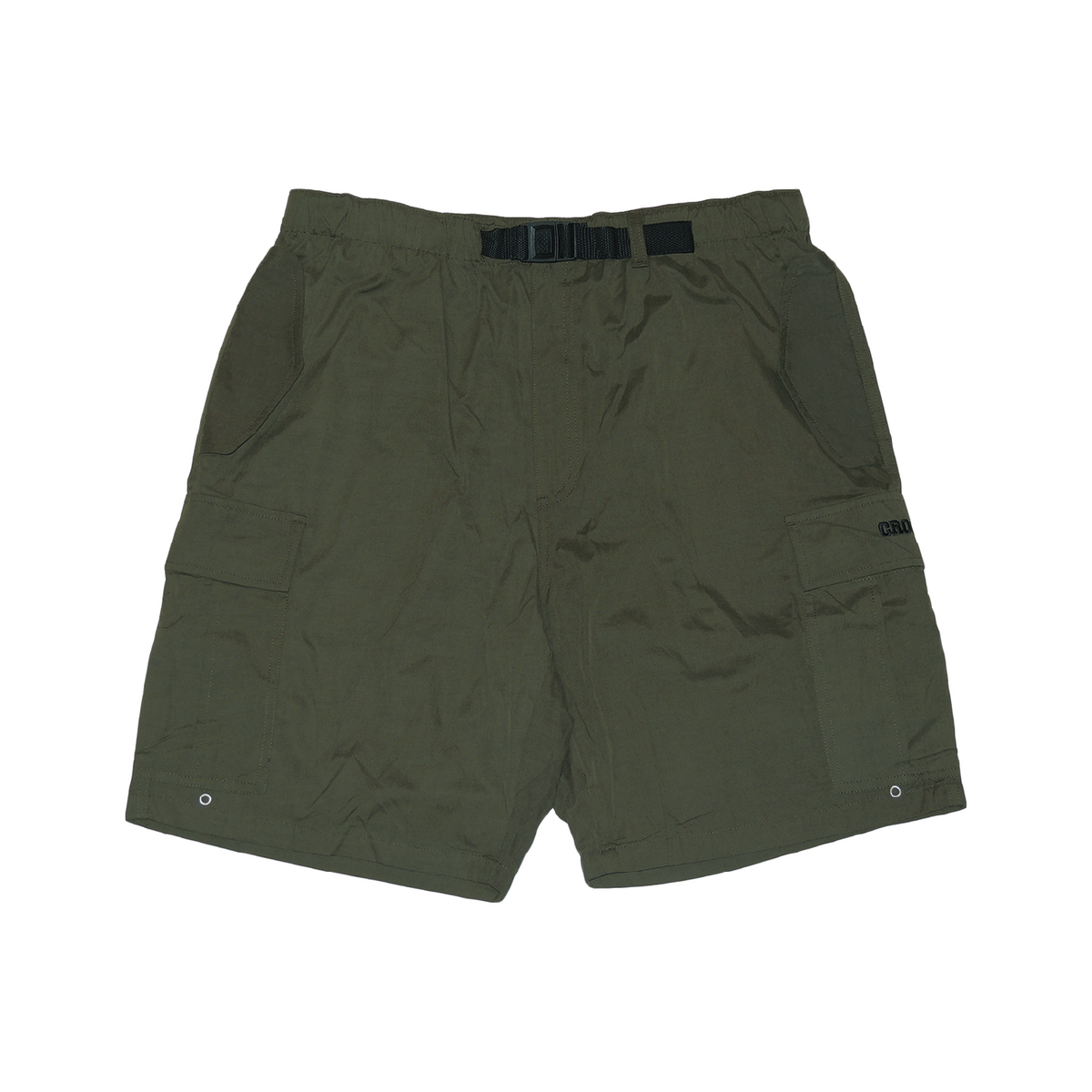 CROOZE Nylon Cargo Shorts -オリーブ