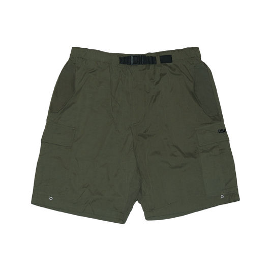 CROOZE Nylon Cargo Shorts -オリーブ