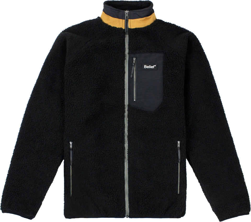 Belief NYC Arctic Zip Fleece -ブラック