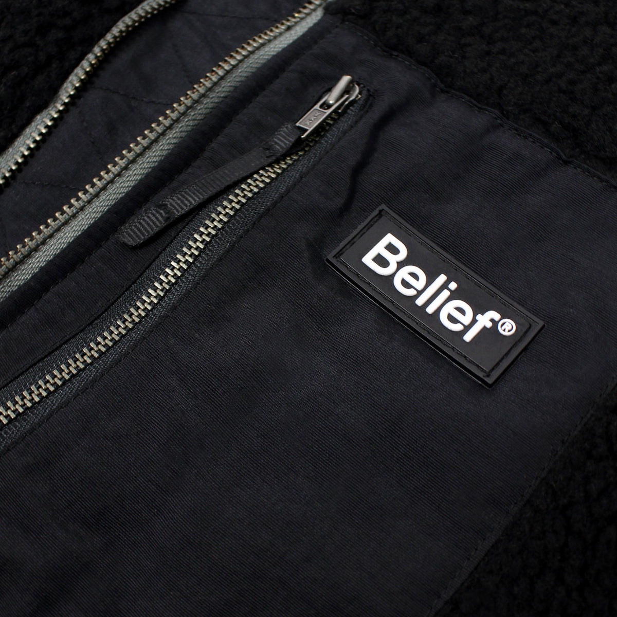 Belief NYC Arctic Zip Fleece -ブラック