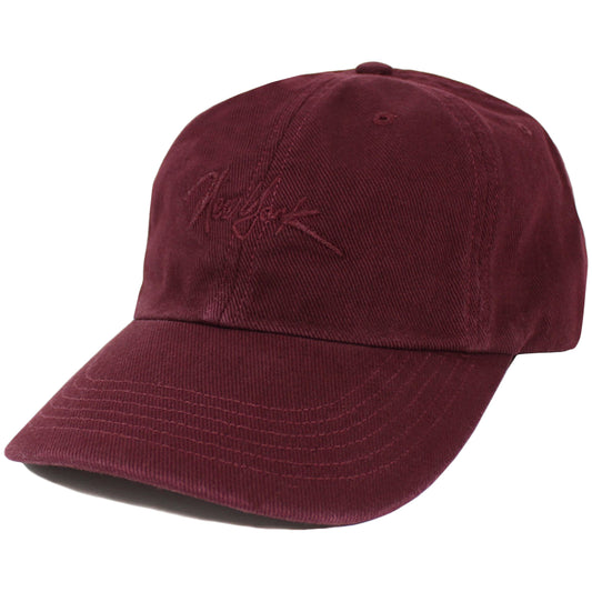 Belief NYC NY Script Cap -マルーン