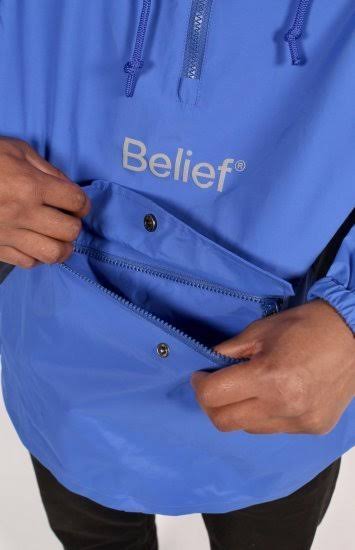 Belief NYC Sports Logo Anorak -ロイヤルブルー