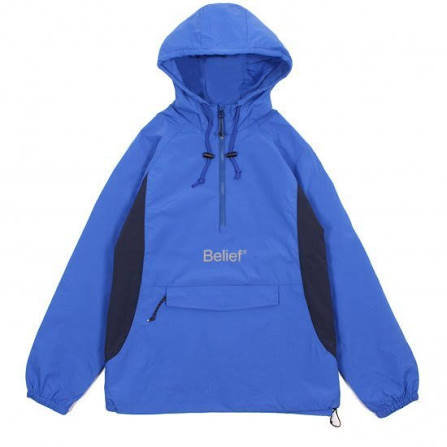 Belief NYC Sports Logo Anorak -ロイヤルブルー