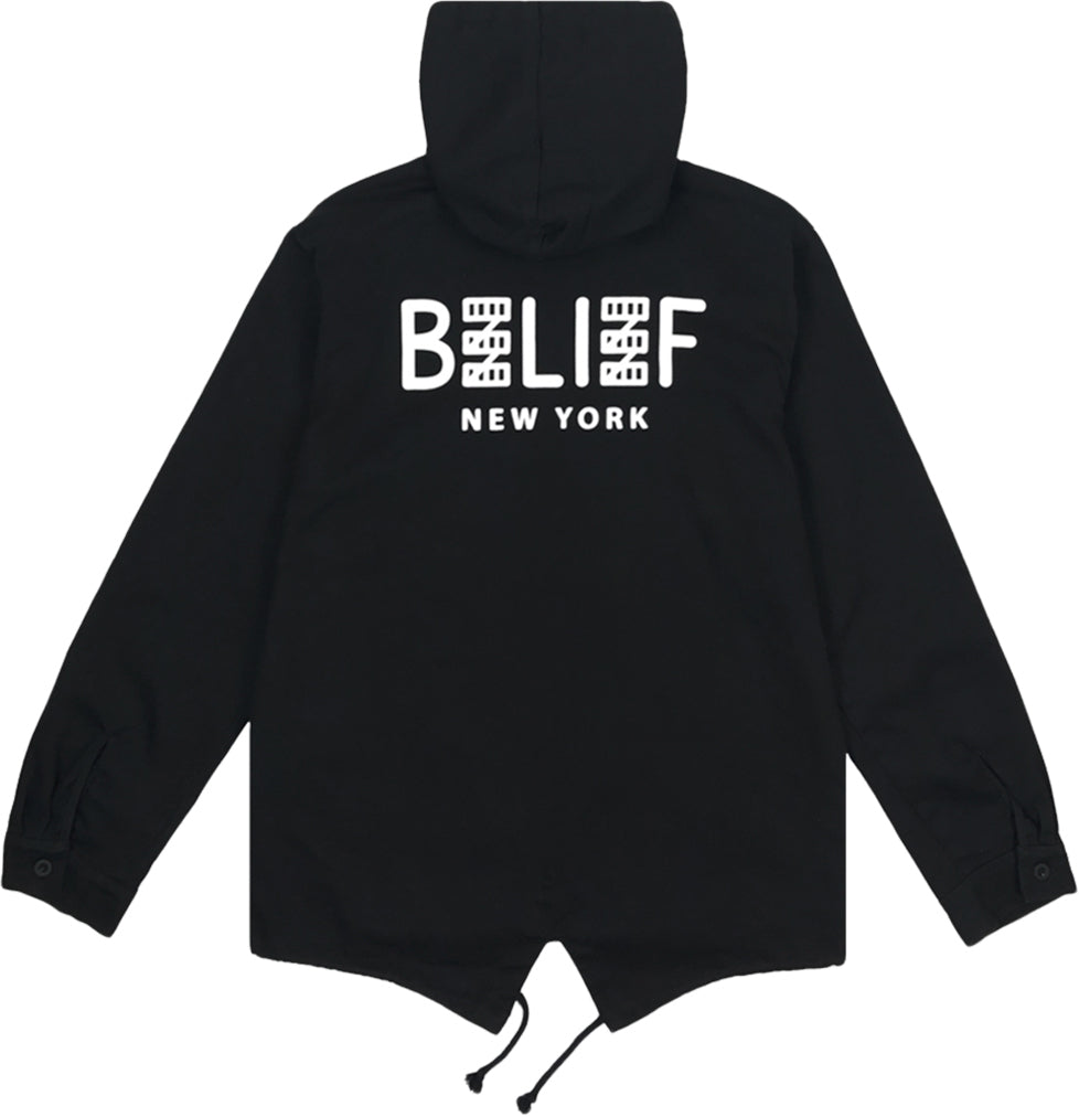 Belief NYC City Block Fishtail Jacket -ブラック