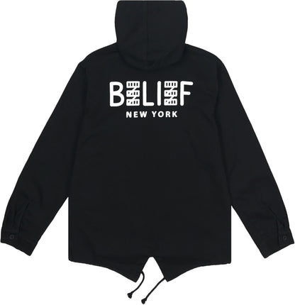Belief NYC City Block Fishtail Jacket -ブラック