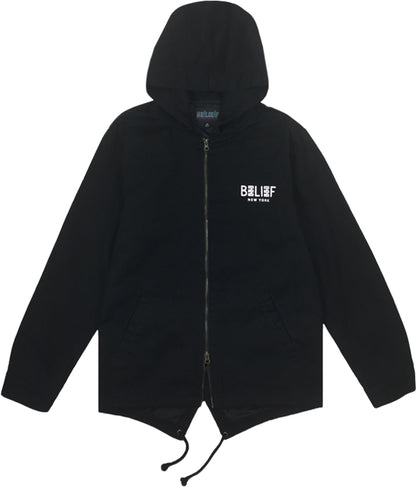 Belief NYC City Block Fishtail Jacket -ブラック