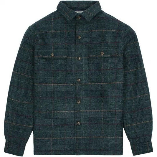 Belief NYC Quilted Flannel Overshirt -ハンター
