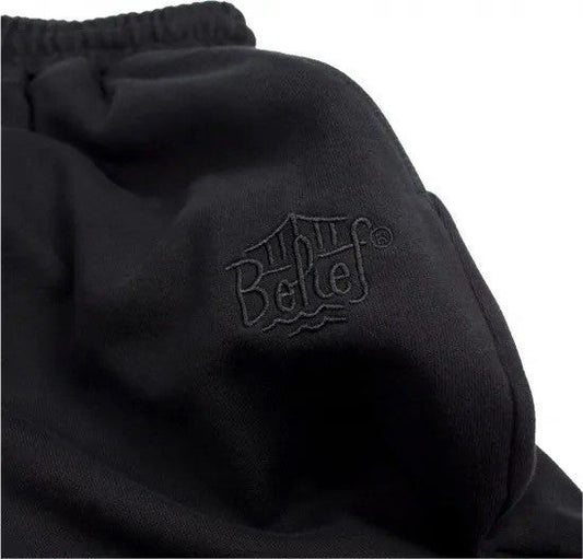 Belief NYC Triboro Sweat Short -ブラック